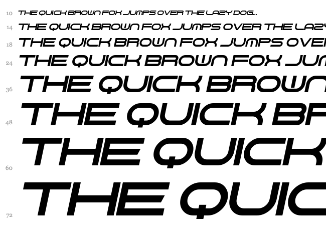 Gnaw Hard font waterfall